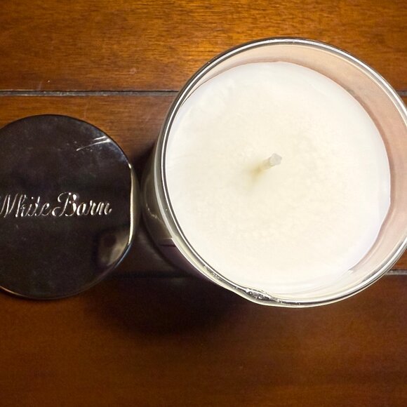 NEW LAVENDER VANILLA Single Wick Candle 8oz  Bath & Body Works - Picture 2 of 3